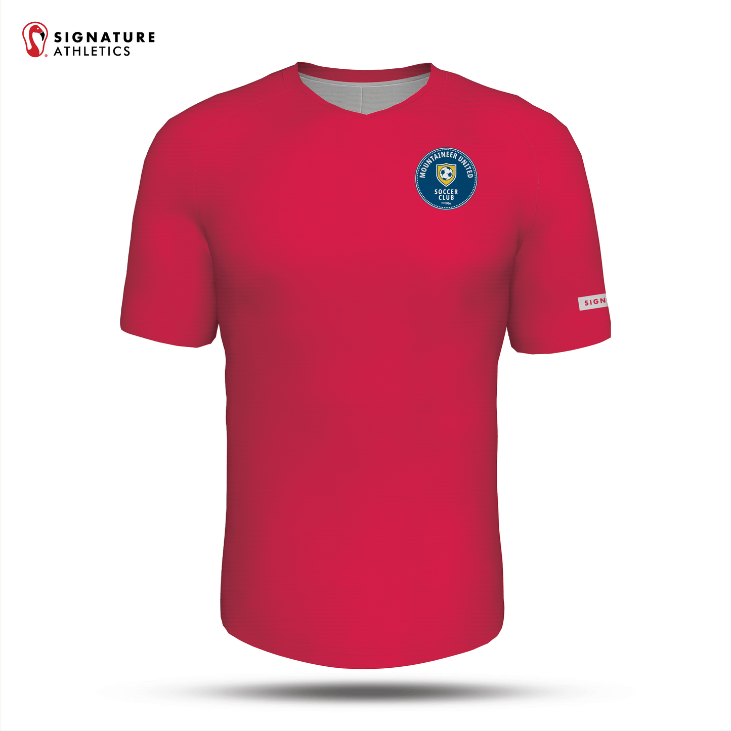 Mountain United Red Men's Soccer Game Jersey: Waynesburg FC Signature Lacrosse