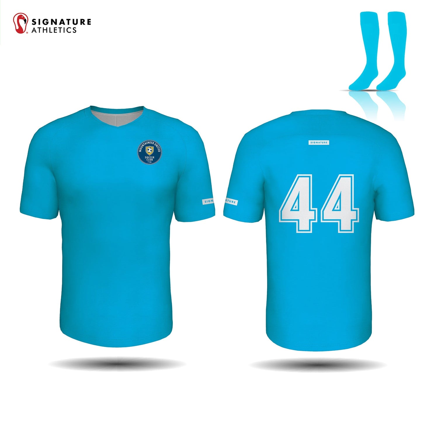Mountain United Royal Blue Men's 2 Piece Player Game Package: Shots + Players Signature Lacrosse