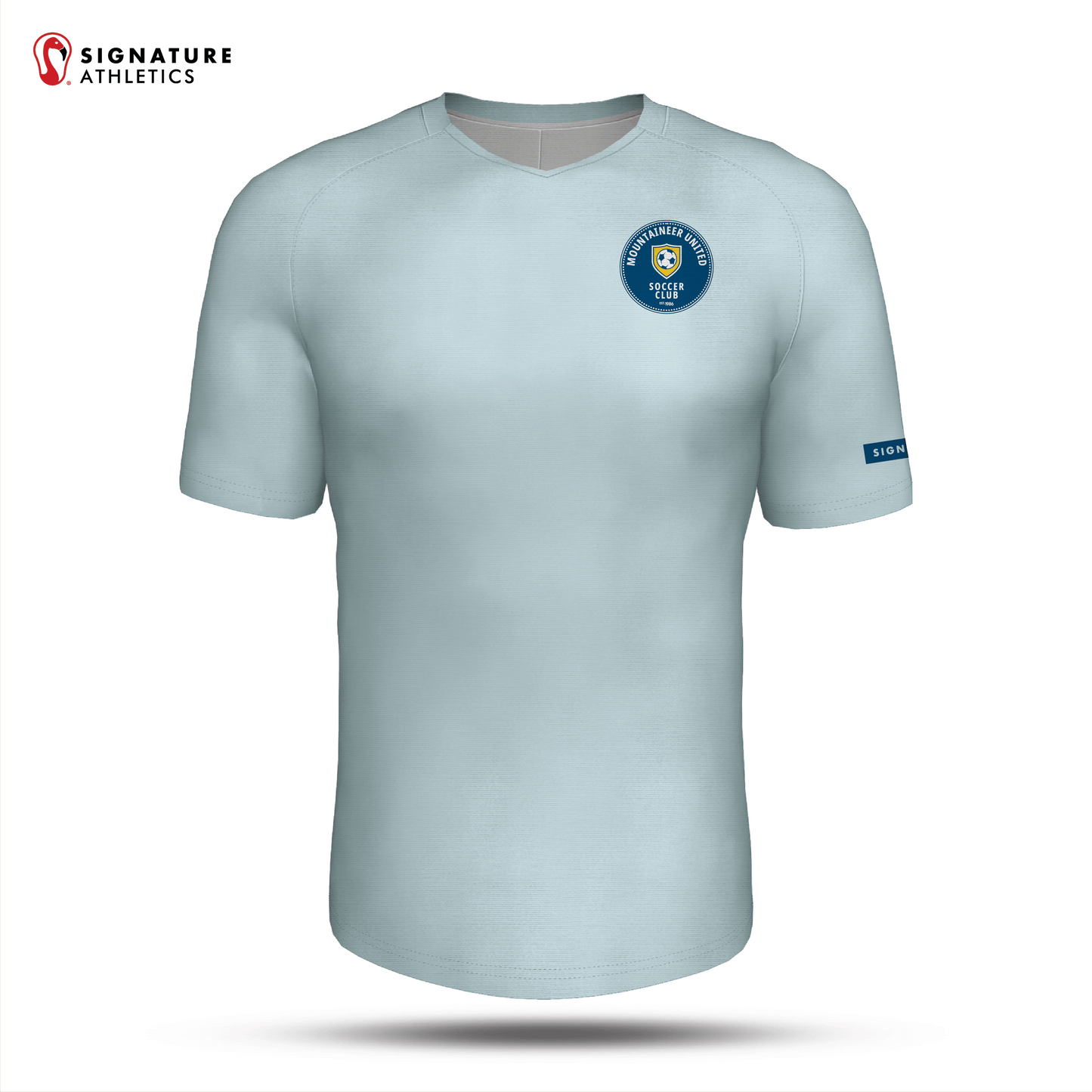 Mountain United Woburn Blue Men's Soccer Game Jersey: One Hit Wonder Signature Lacrosse