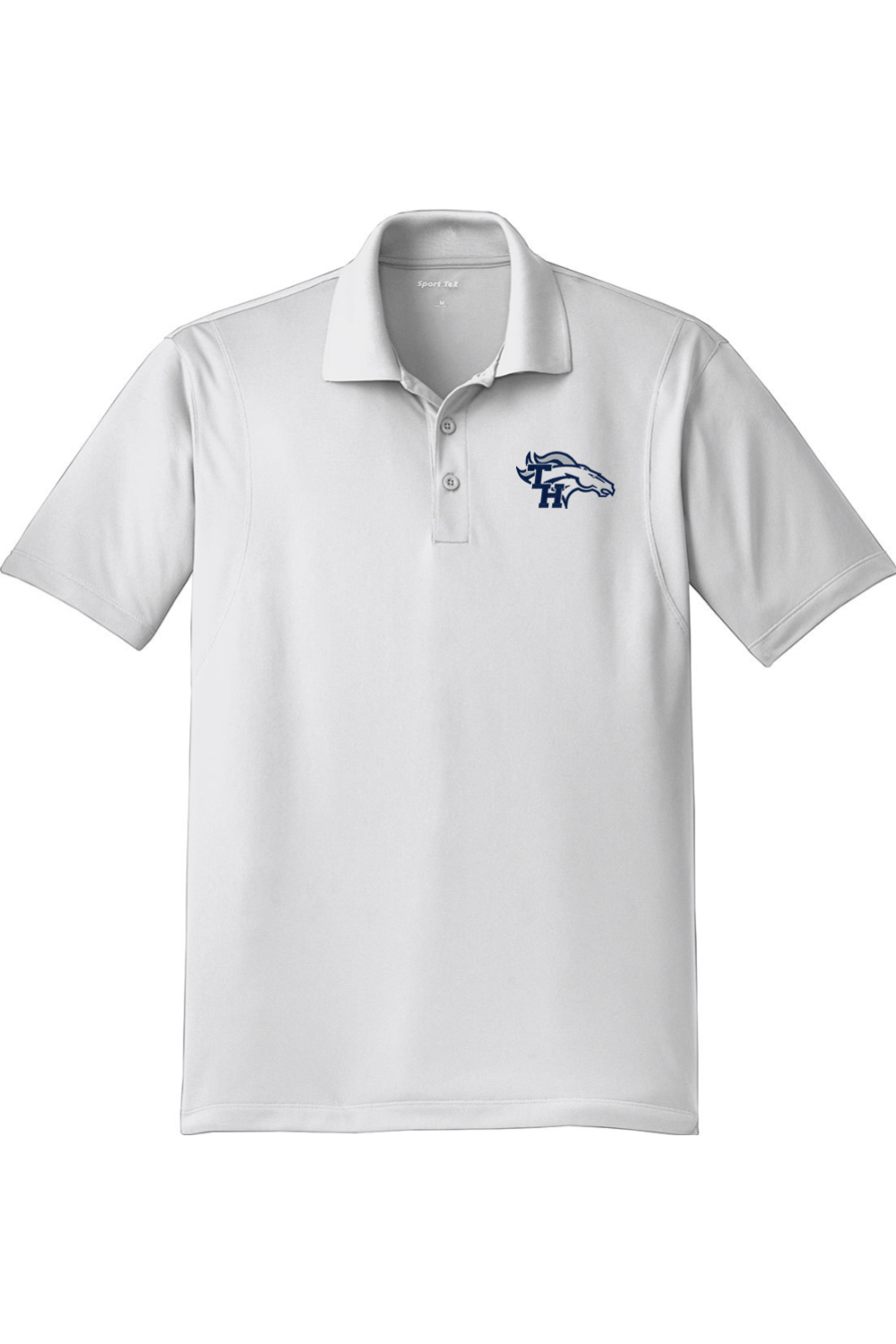 Mustang Lacrosse Adult Embroidered Athletic Polo Signature Lacrosse
