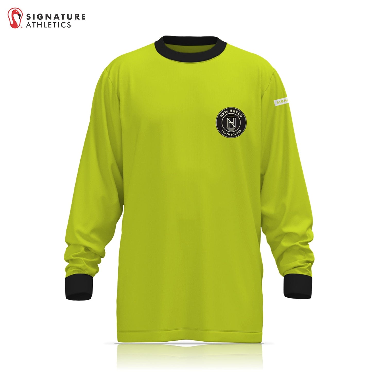 New Haven Green Long Sleeve Goalie Shirt: Boys U12 Travel Signature Lacrosse