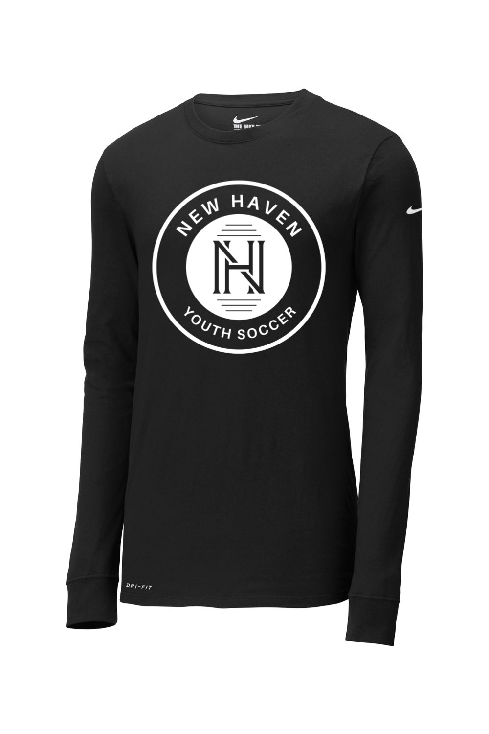 New Haven YS Dri-FIT Cotton/Poly Long Sleeve Tee Signature Lacrosse