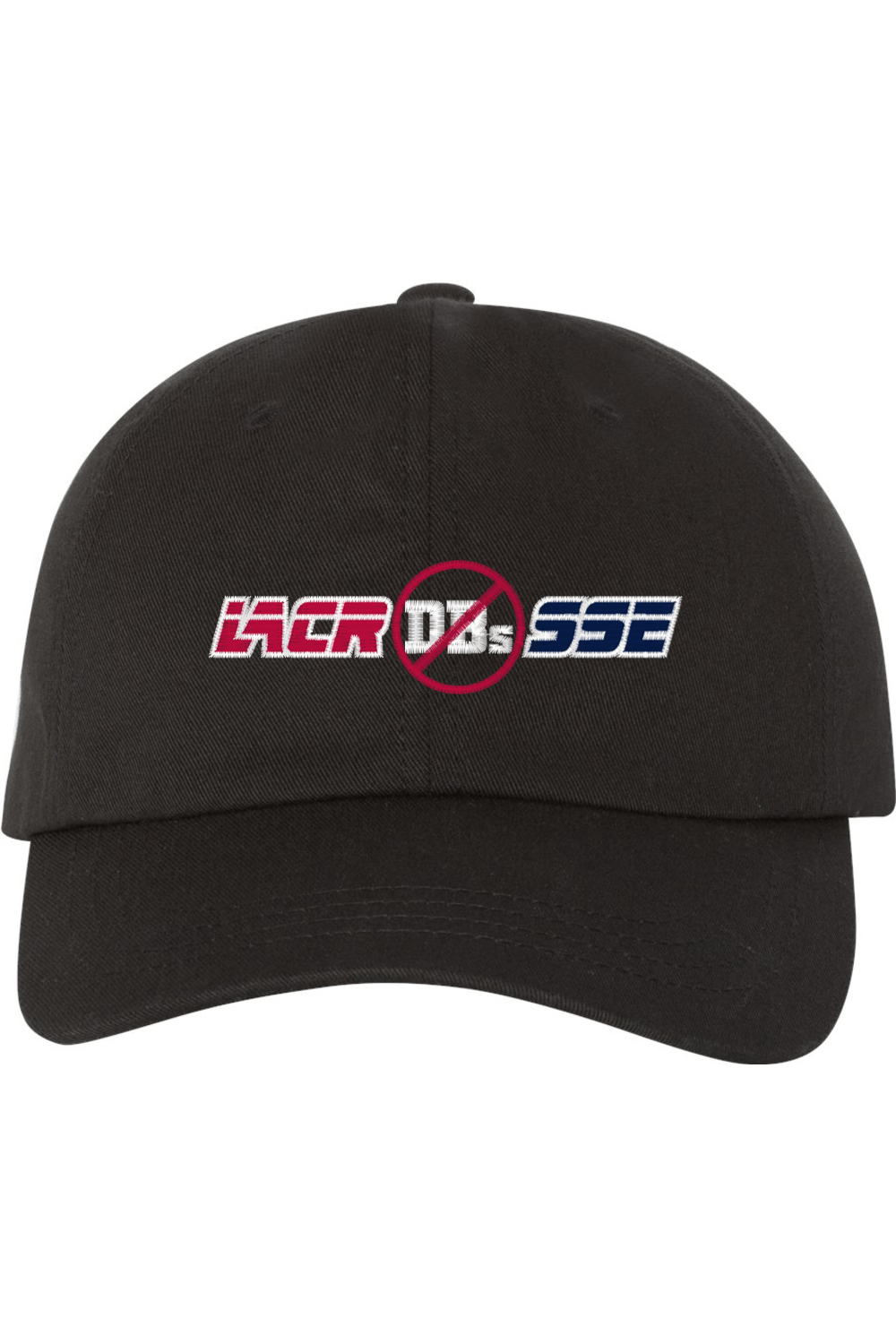 No DBs LC Embroidered Dad Hat Signature Lacrosse