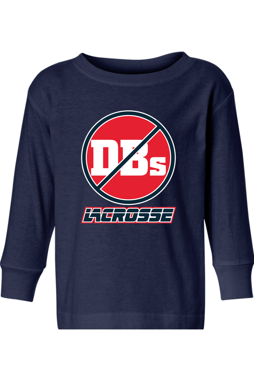 No DBs LC Toddler Long Sleeve T-Shirt Signature Lacrosse