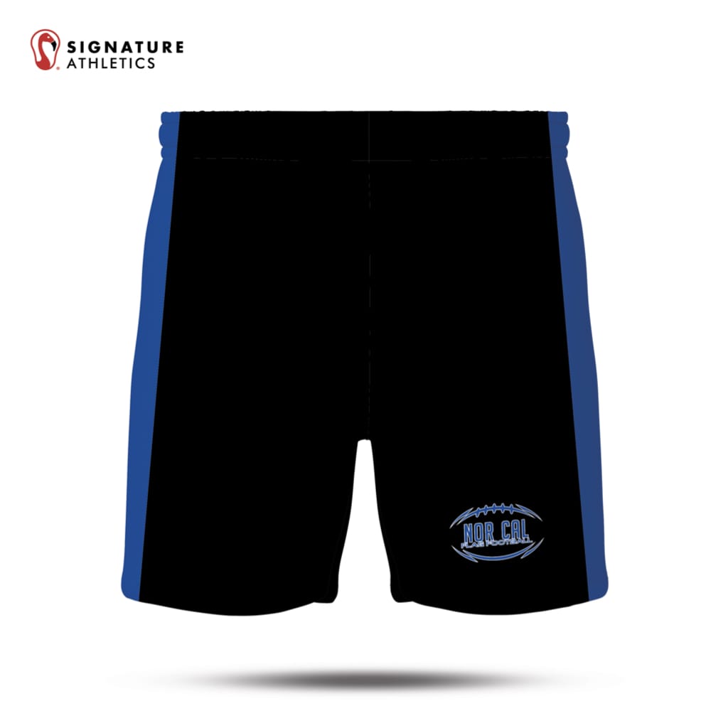 Norcal Flag Football Black Detroit Lions Men's Game Shorts Signature Lacrosse