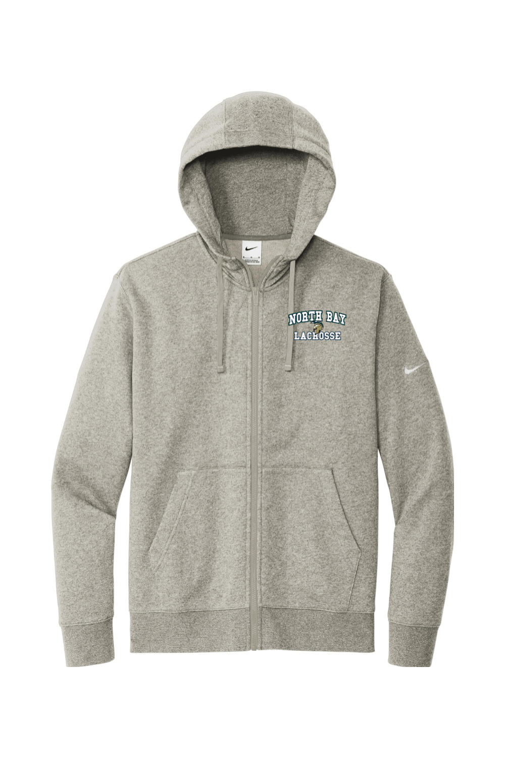 North Bay Warriors Nike Club Fleece Sleeve Swoosh Full-Zip Hoodie