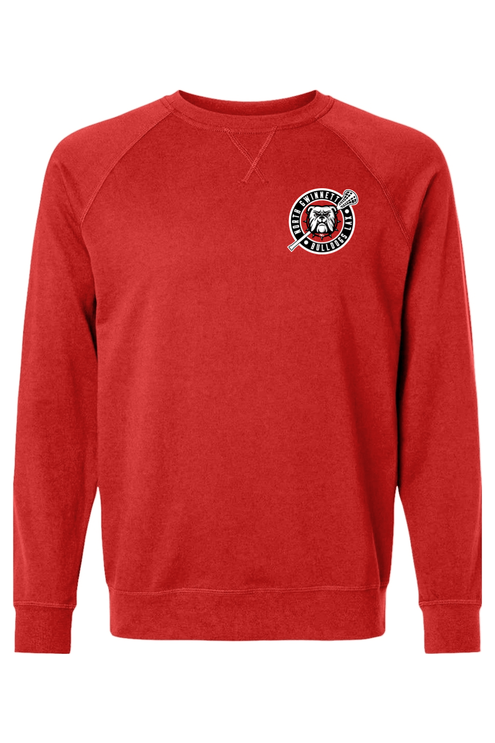 North Gwinnett Lacrosse Adult Heavyweight Raglan Long Sleeve Signature Lacrosse