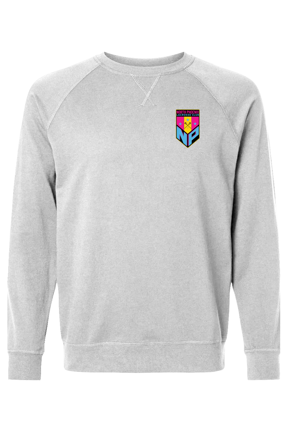 North Phoenix Lacrosse Adult Heavyweight Raglan Long Sleeve Signature Lacrosse