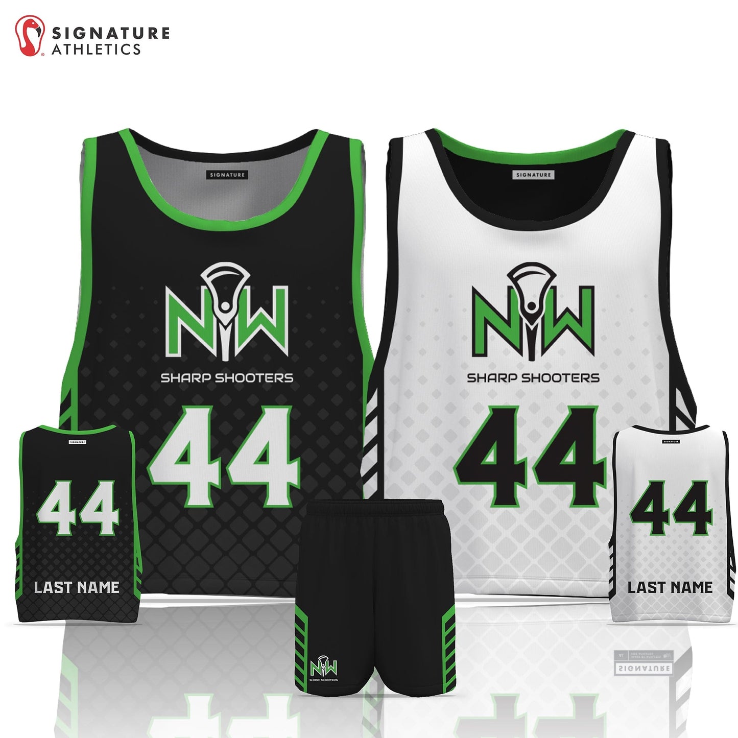 Northwest Sharpshooters Boy's 2 Piece Player Package: 4th Grade (2033) Signature Lacrosse