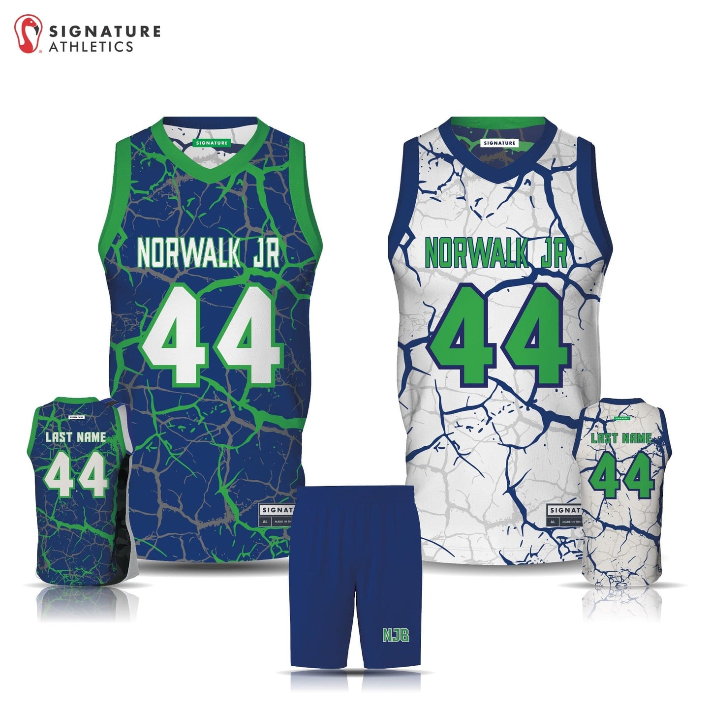 Norwalk Junior Basketball Men's 2 Piece Player Package (RETURNING PLAYERS) Signature Lacrosse