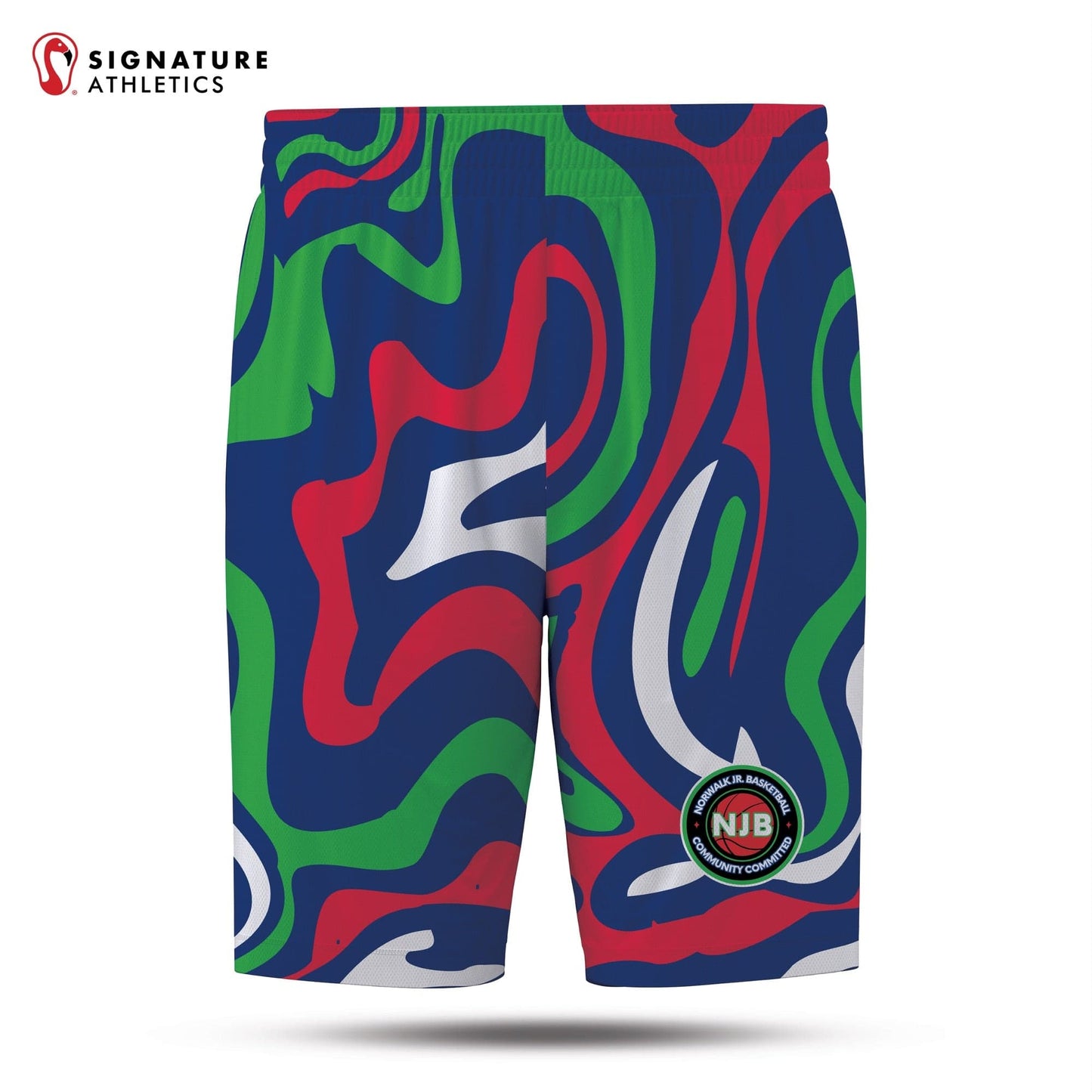 Norwalk Junior Basketball Men's Mixed Game Shorts Signature Lacrosse