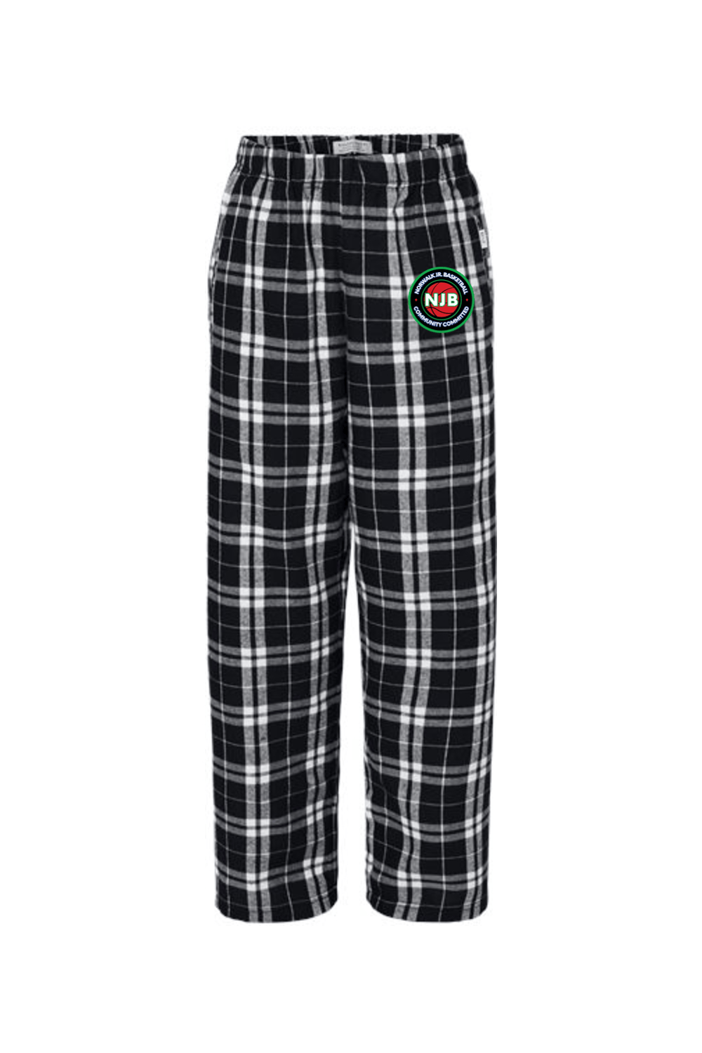 Norwalk Junior Basketball Youth Flannel Pants Signature Lacrosse