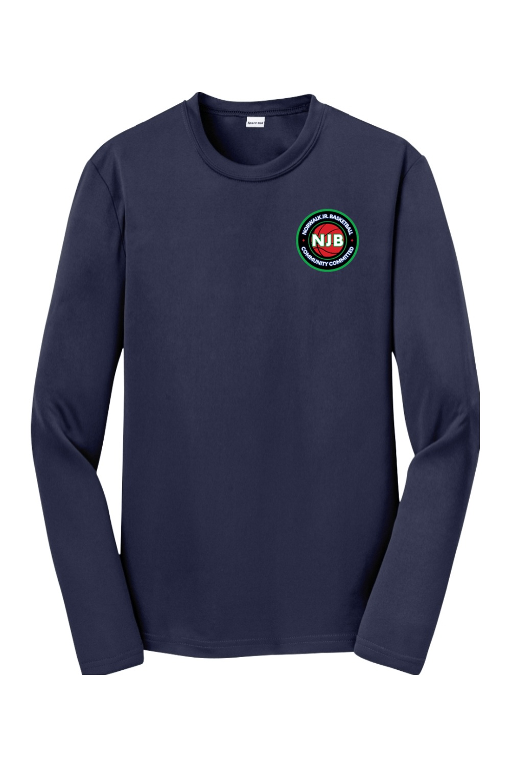 Norwalk Junior Basketball Youth Long Sleeve T-Shirt Signature Lacrosse