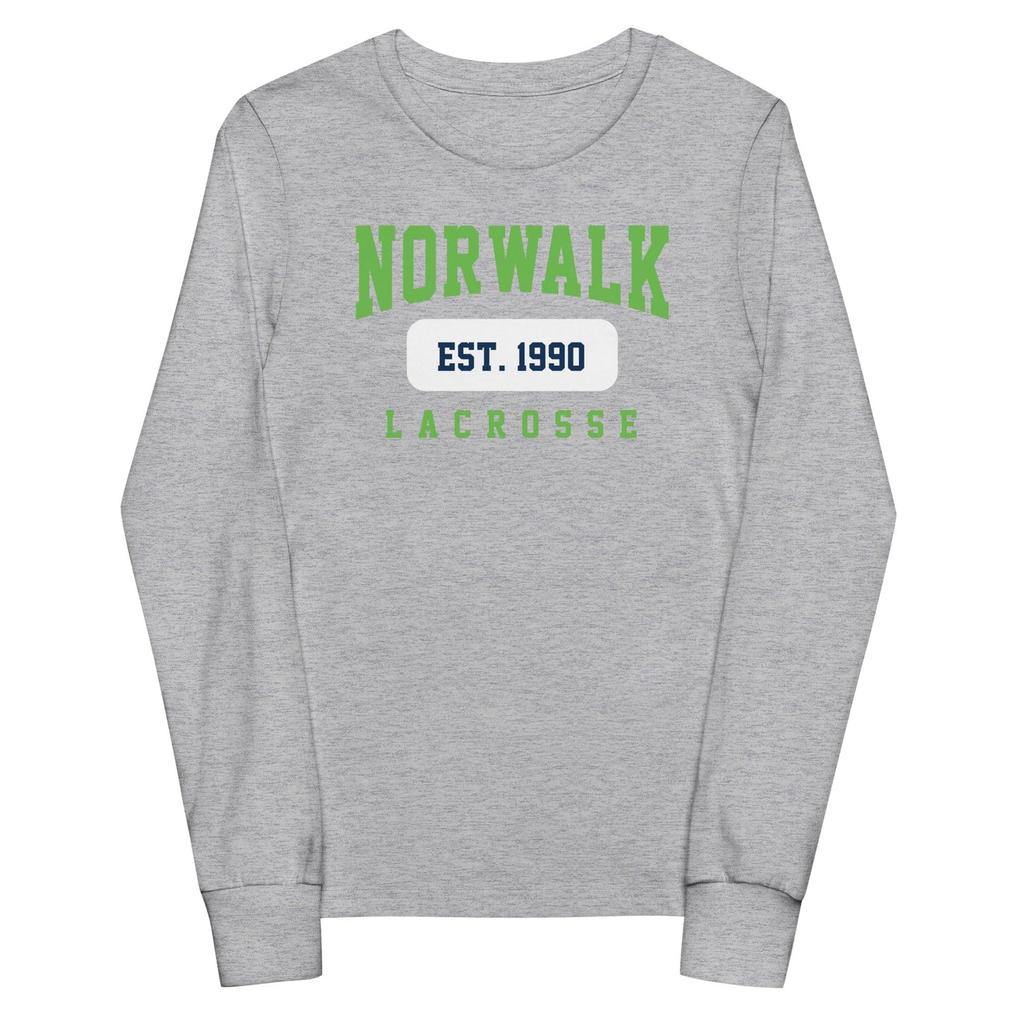 Norwalk Lacrosse Youth Cotton Long Sleeve T-Shirt Signature Lacrosse