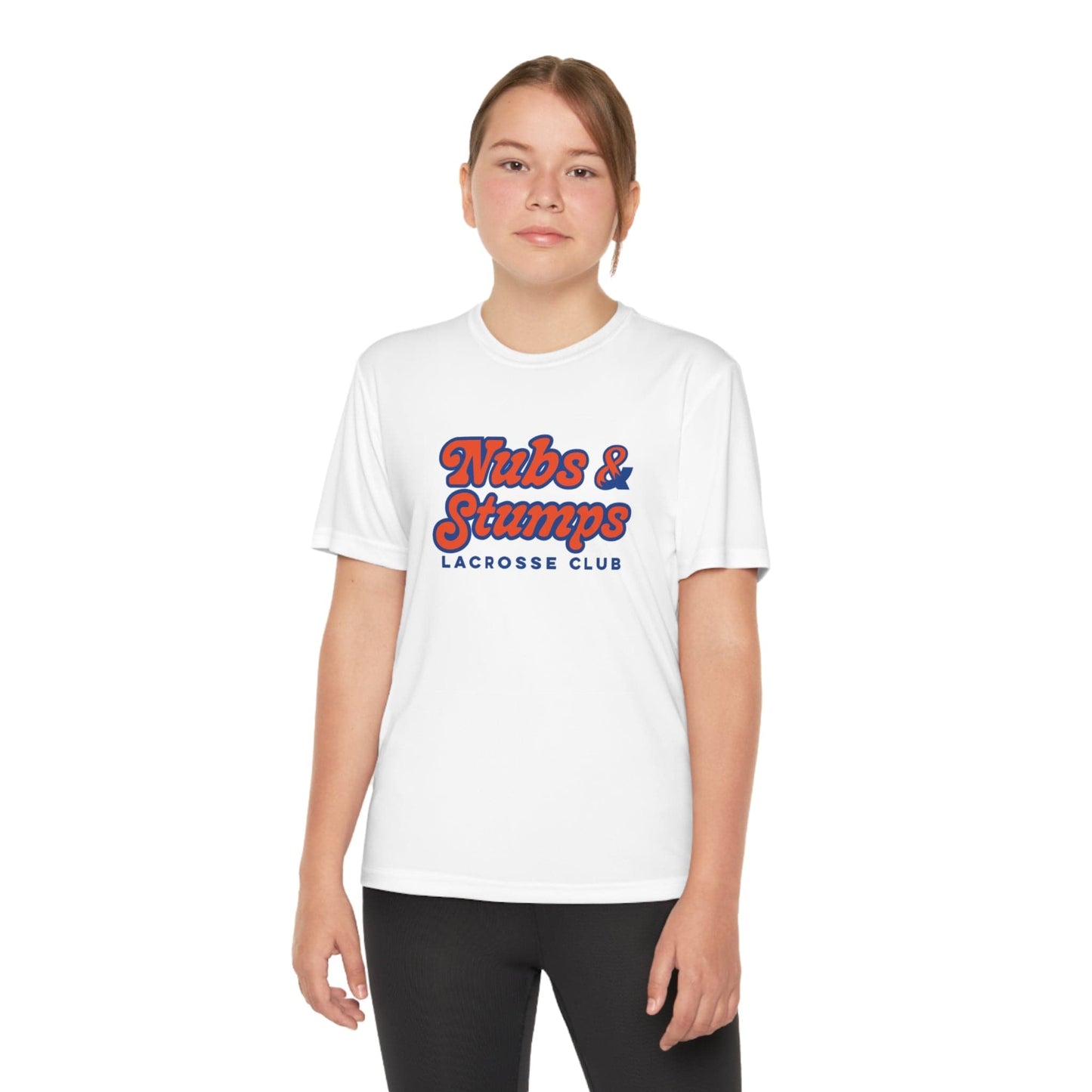 Nubs & Stumps Lacrosse Club Youth Athletic T-Shirt Signature Lacrosse