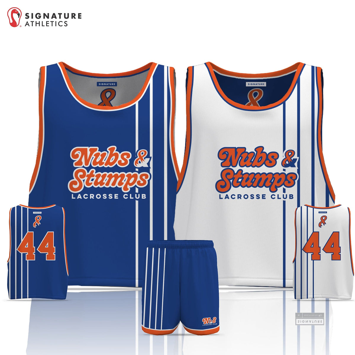 Nubs & Stumps Men's 2 Piece Player Game Package: Game Signature Lacrosse