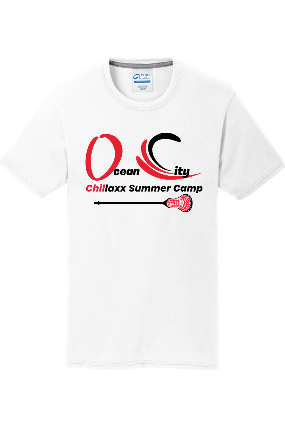 Ocean City Jr. Raiders Performance Tee Signature Lacrosse