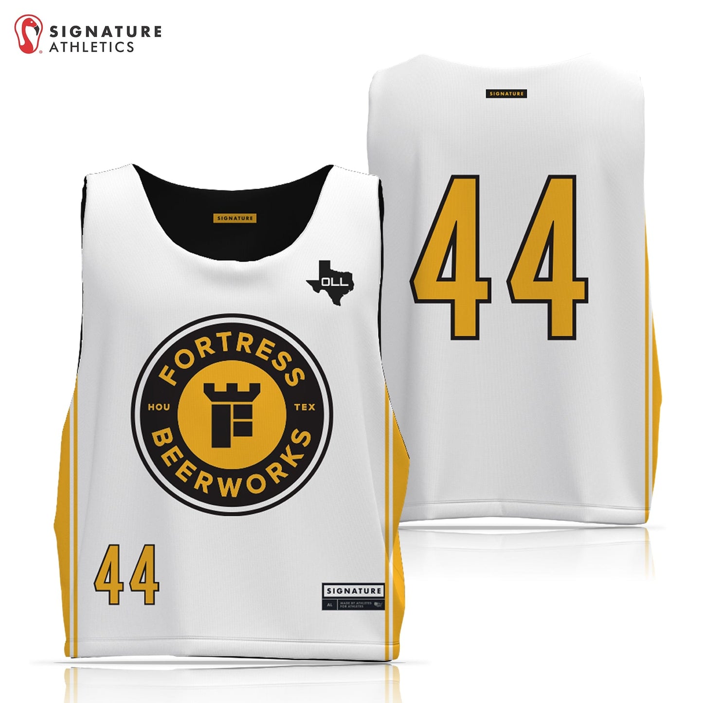 Odyssey Lacrosse League Fortress Men's Player Reversible Pinnie Signature Lacrosse