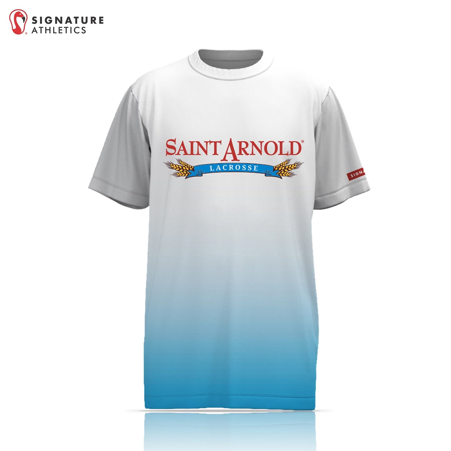 Odyssey Lacrosse League St. Arnold Men's Player Short Sleeve Tech Tee: St Arnold 101-199 Signature Lacrosse