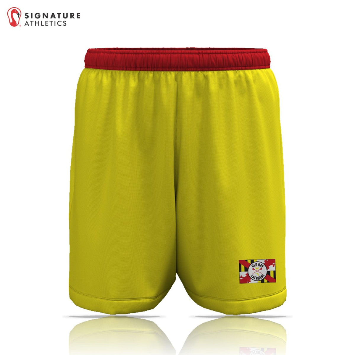Old Bay Lacrosse Men's Pro Game Shorts: Old Bay Lacrosse Signature Lacrosse