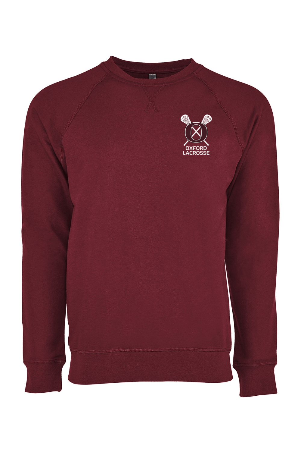 Oxford Lacrosse Adult Heavyweight Raglan Long Sleeve Signature Lacrosse