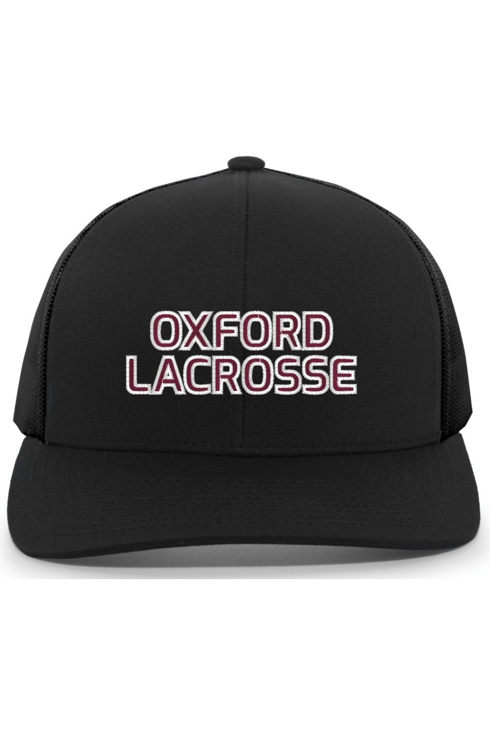 Oxford Lacrosse Embroidered Trucker Hat Signature Lacrosse