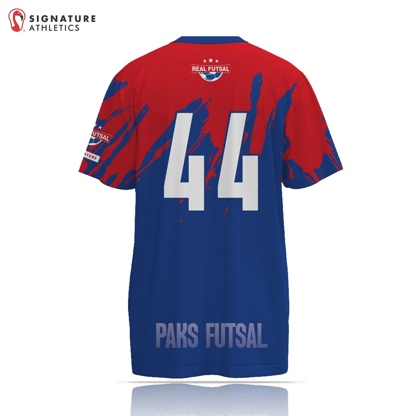 PAKS Futsal Women's Game Tech Tee - Red & Blue Signature Lacrosse