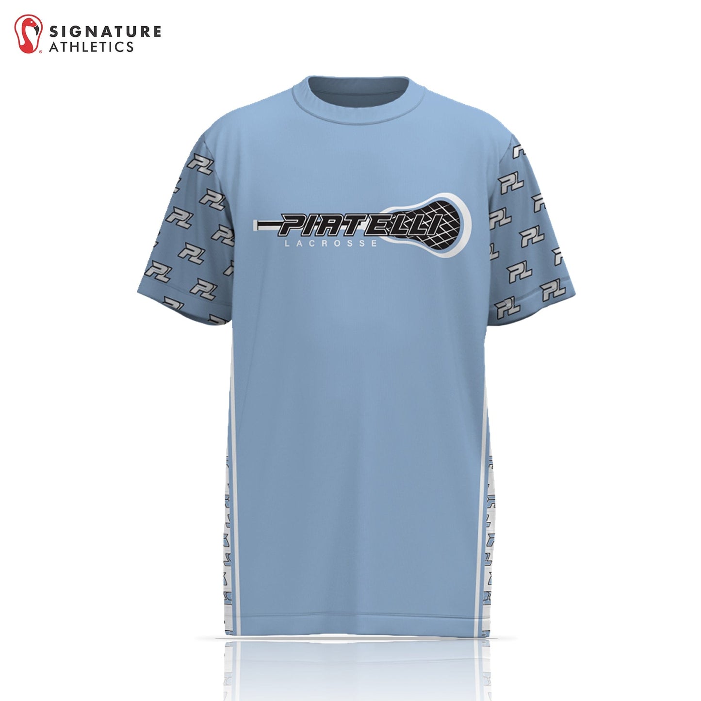 Piatelli Lacrosse Player Short Sleeve Shooting Shirt: Red 2025 Team (HART) Signature Lacrosse