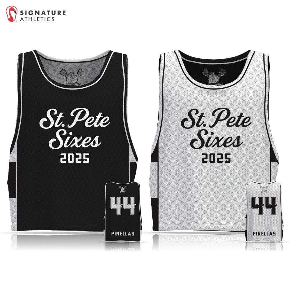 Pinellas Pelicans Men's Basic Tournament Pinnie: Pinellas Pelicans Signature Lacrosse