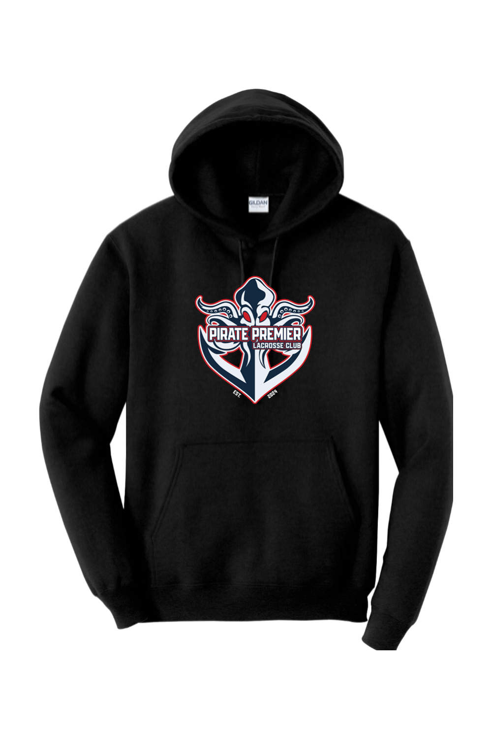 Pirate Premier LC Adult Heavyweight Hoodie Signature Lacrosse