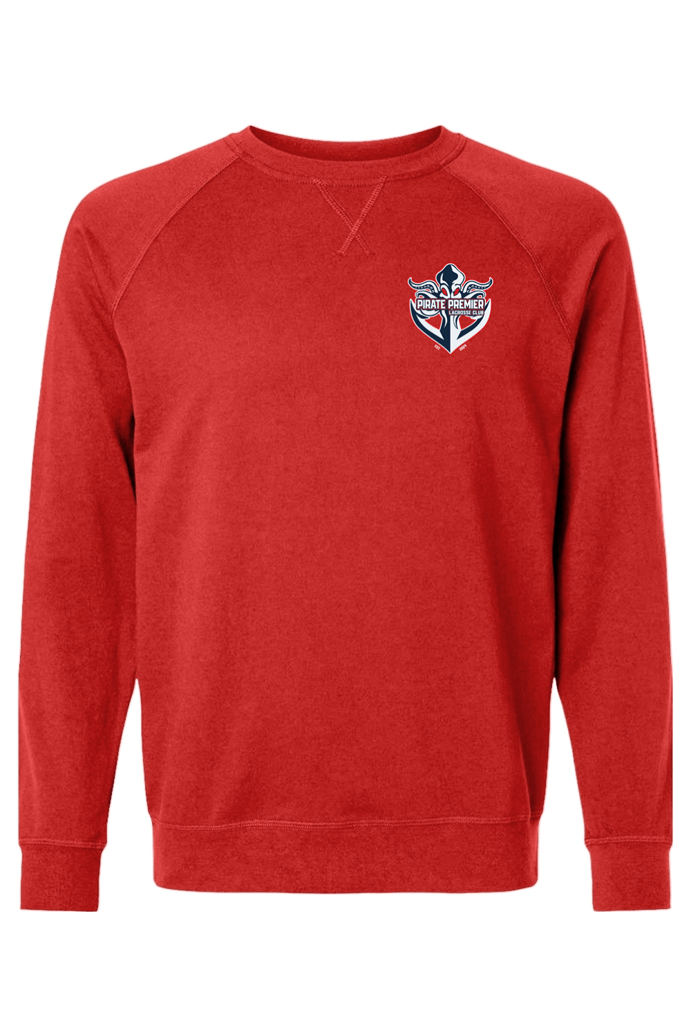 Pirate Premier LC Adult Heavyweight Raglan Long Sleeve Signature Lacrosse