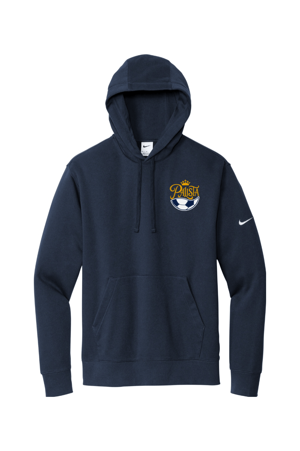 Police Athletic Embroidered Nike Club Fleece Sleeve Swoosh Pullover Hoodie Signature Lacrosse
