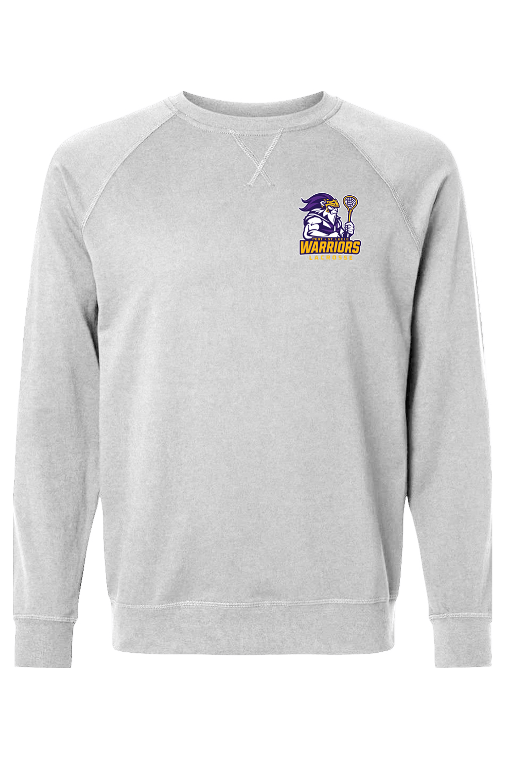 Port St. Lucie LC Adult Heavyweight Raglan Long Sleeve Signature Lacrosse