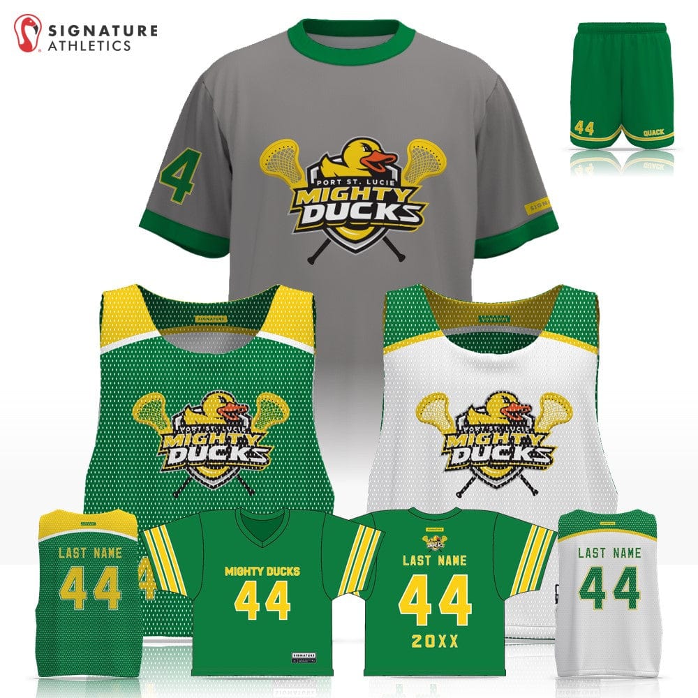 Port St Lucie Mighty Ducks Men's 4 Piece HS Package: HS Boys Signature Lacrosse