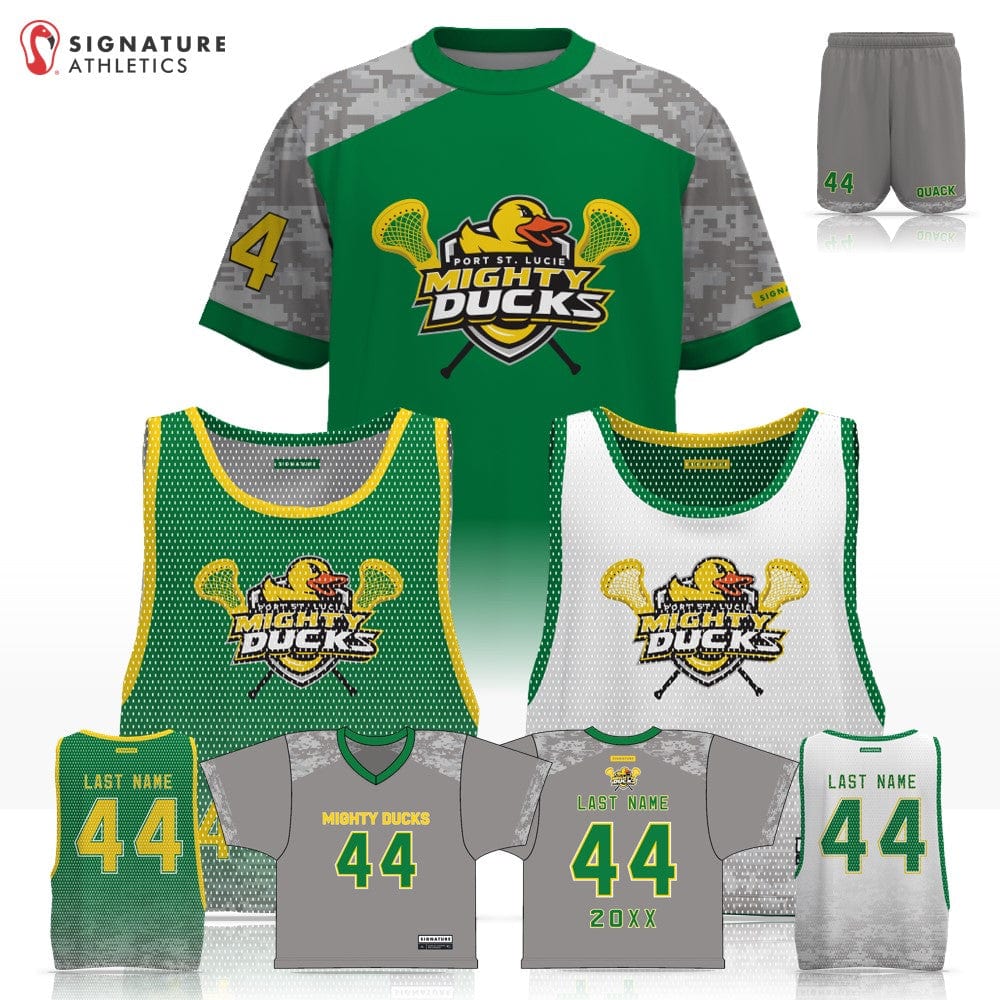 Port St Lucie Mighty Ducks Men's 4 Piece MS Package: MS Boys Signature Lacrosse