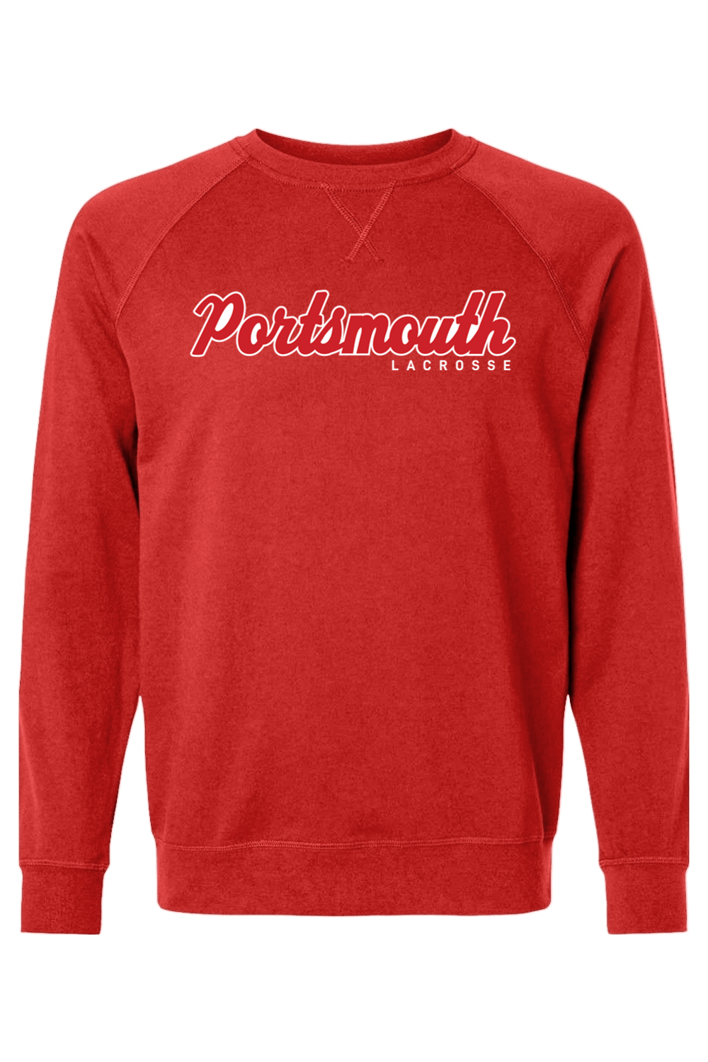 Portsmouth LC Adult Heavyweight Raglan Long Sleeve Signature Lacrosse