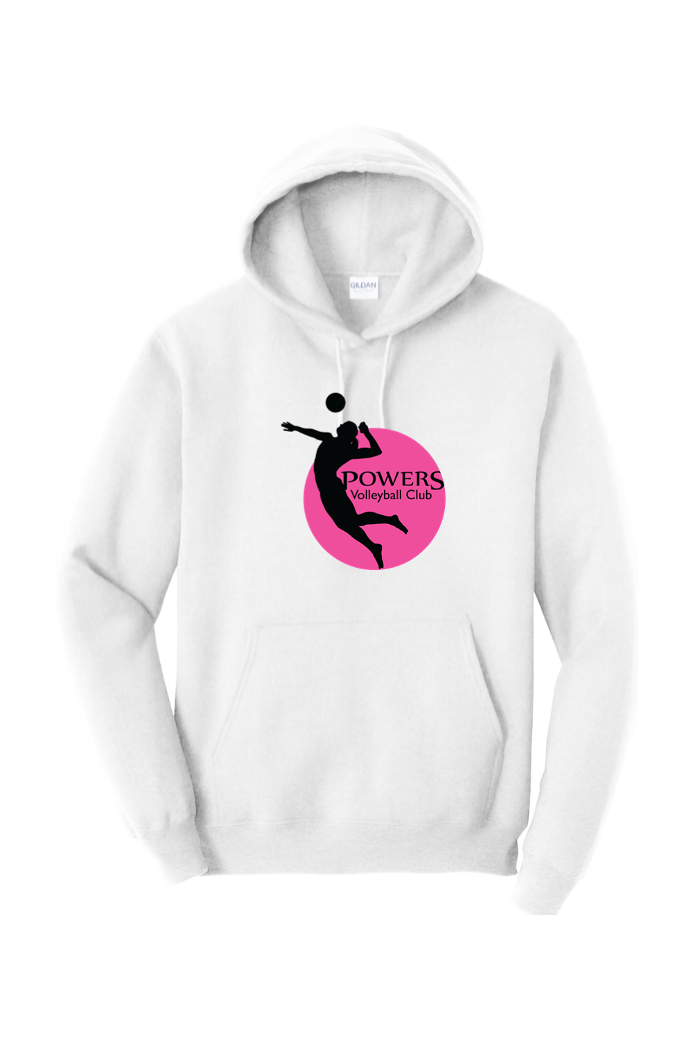 Powers Volleyball Adult Heavyweight Hoodie Signature Lacrosse