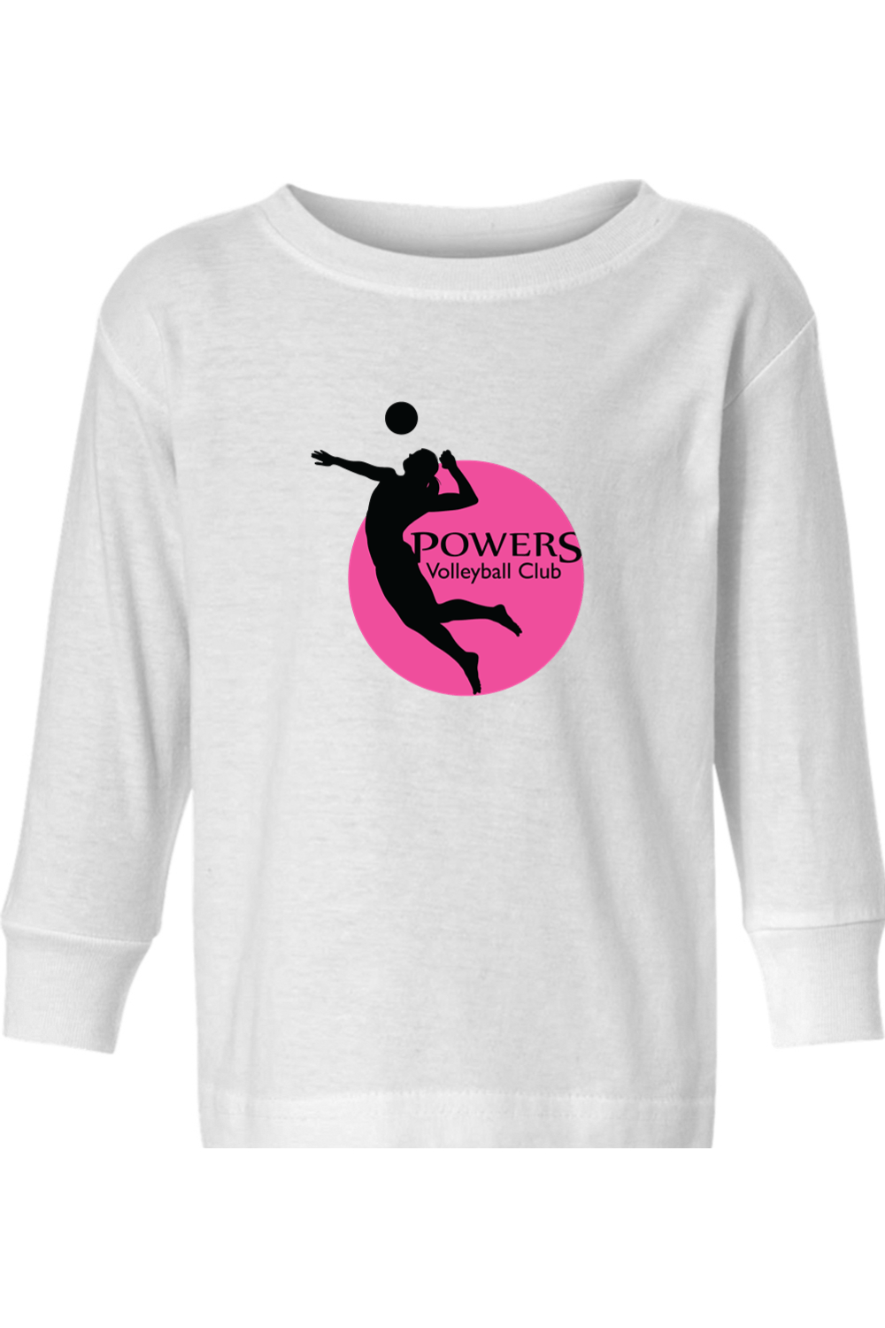 Powers Volleyball Toddler Long Sleeve T-Shirt Signature Lacrosse