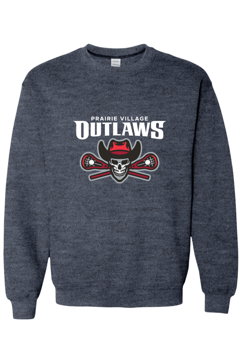 Prairie Village Girls Lacrosse Adult Heavyweight Sweatshirt Signature Lacrosse