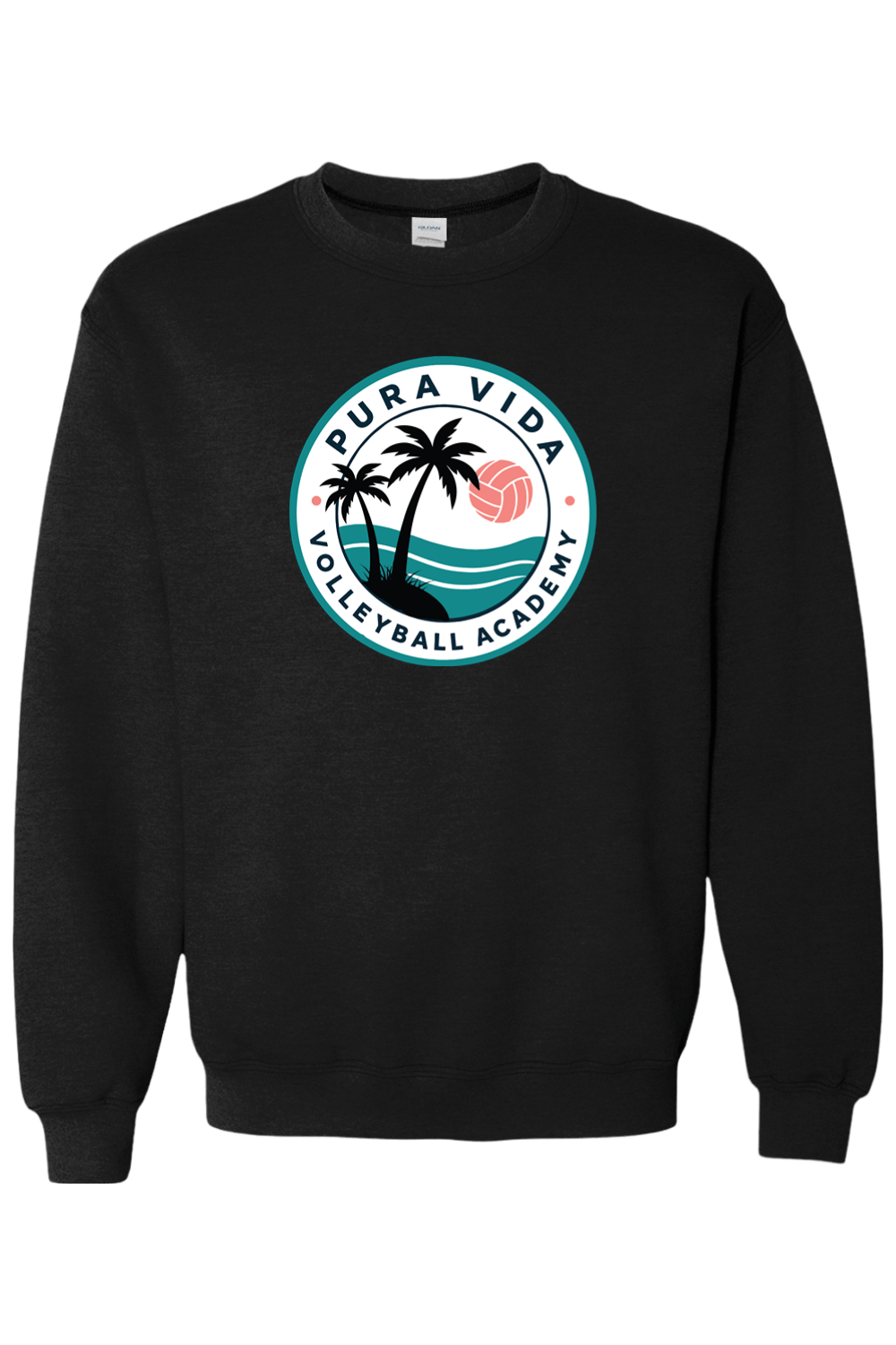 Pura Vida Volleyball Adult Heavyweight Sweatshirt Signature Lacrosse