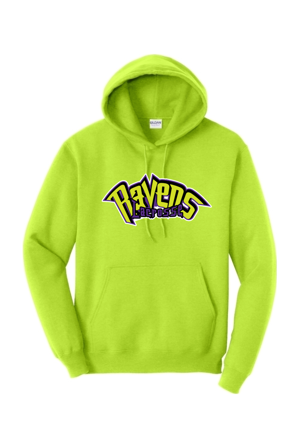 Ravens Lacrosse Adult Heavyweight Hoodie Signature Lacrosse
