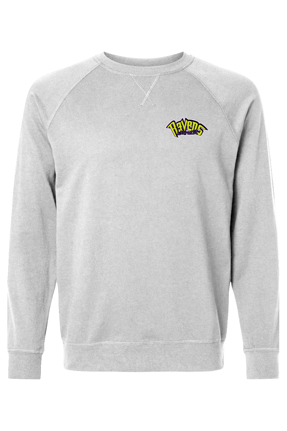 Ravens Lacrosse Adult Heavyweight Raglan Long Sleeve Signature Lacrosse