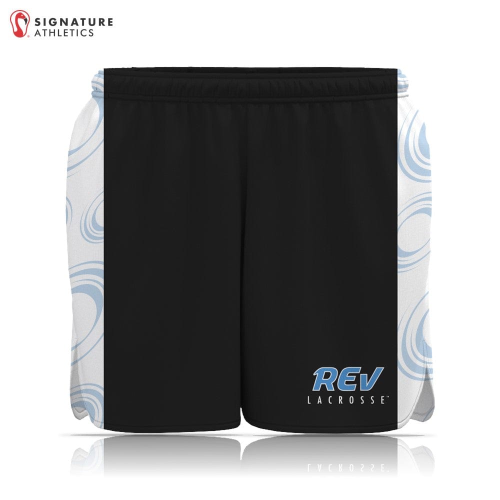 Revolution LC Women's Black Game Shorts: 2033s Signature Lacrosse
