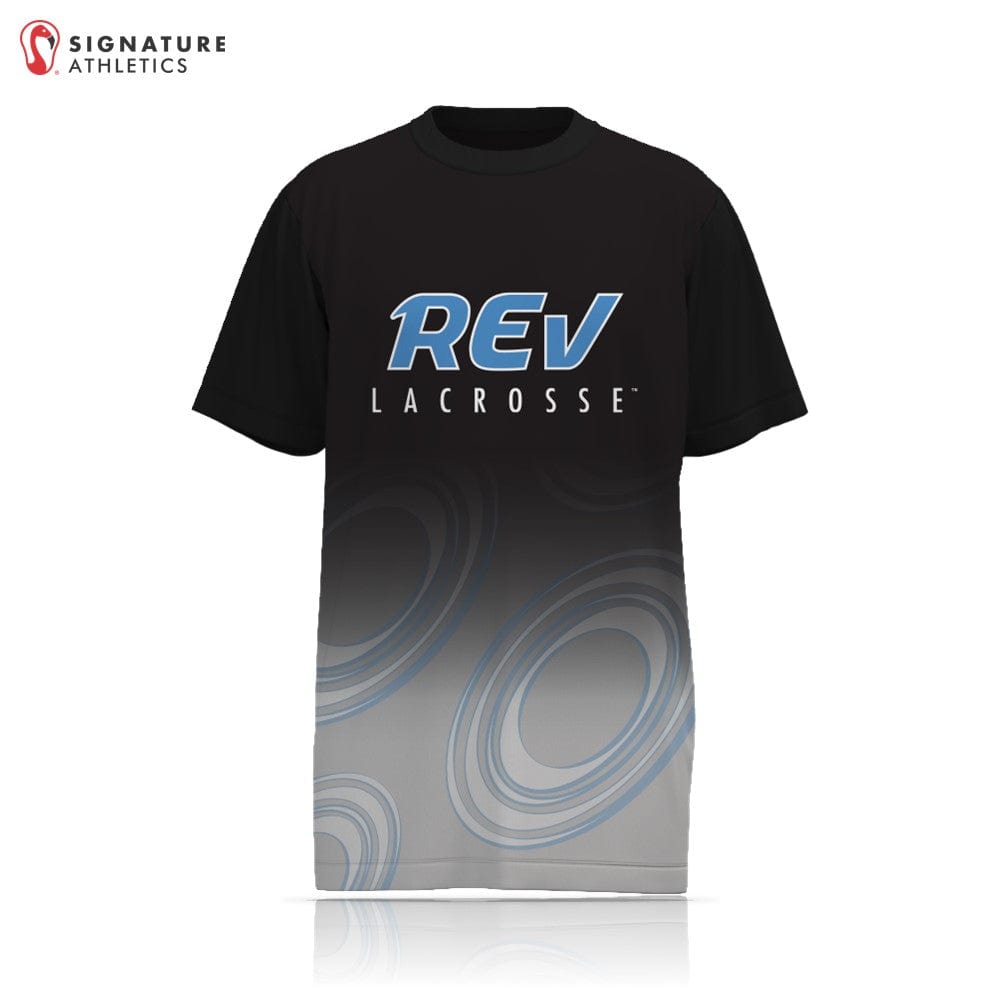 Revolution LC Women's Black Short Sleeve Tech Tee: 36s/37s Signature Lacrosse