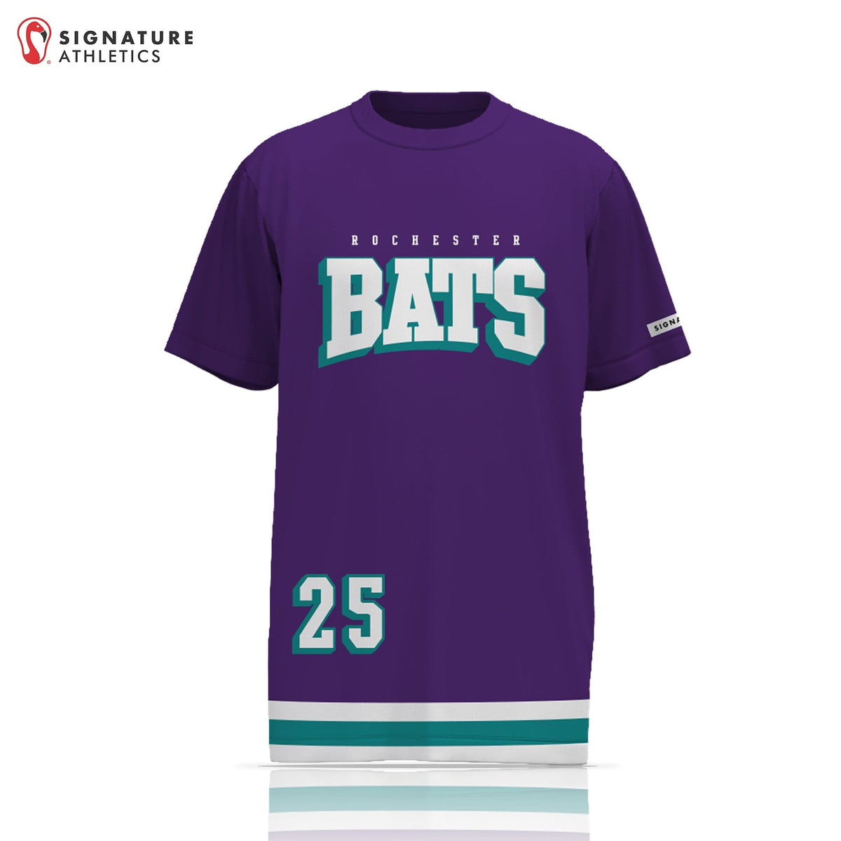 Rochester Bats Lacrosse Pro Short Sleeve Shooting Shirt: Rochester Bats Signature Lacrosse