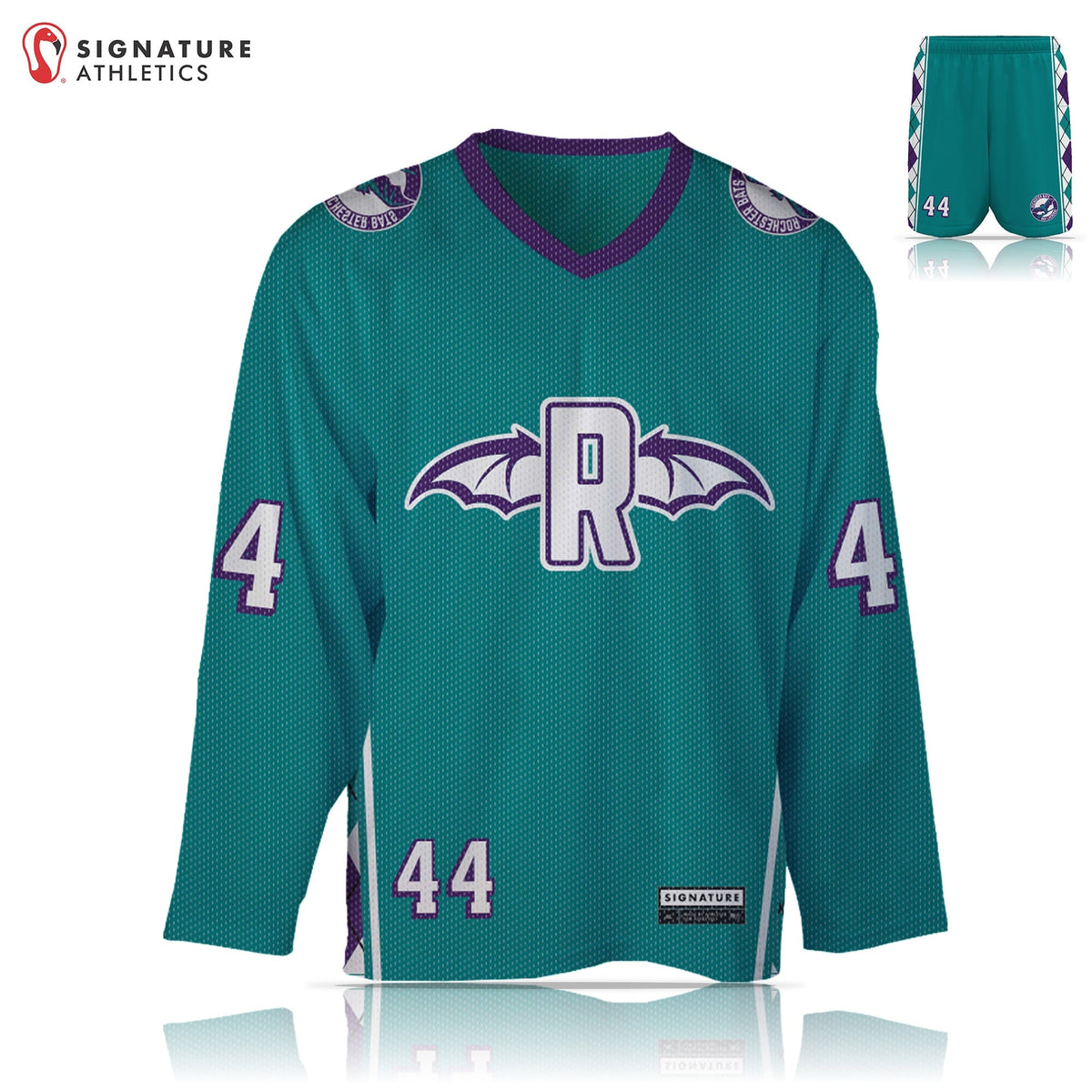 Rochester Bats Men's 2 Piece Goalie Package: Bats Signature Lacrosse