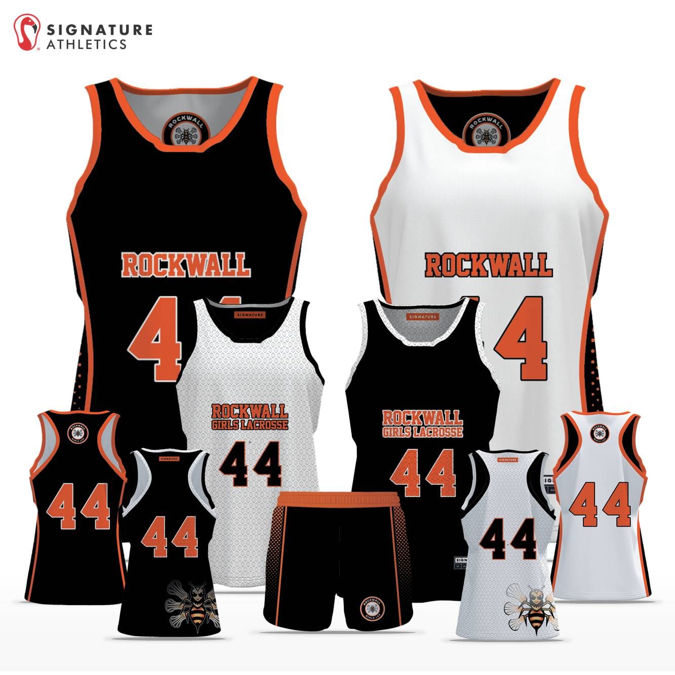 Rockwall Girls LC Youth Women's 3 Piece Player Shorts Package: Rockwall Signature Lacrosse