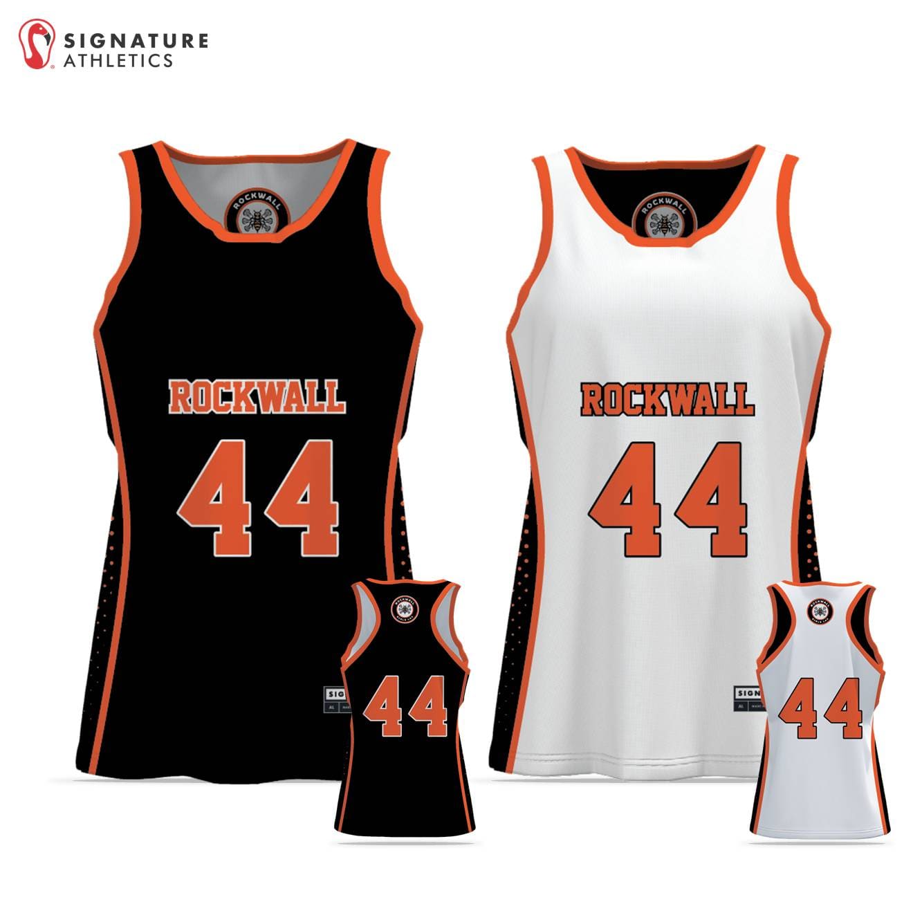 Rockwall Girls LC Youth Women's Reversible Game Pinnie: Rockwall Signature Lacrosse