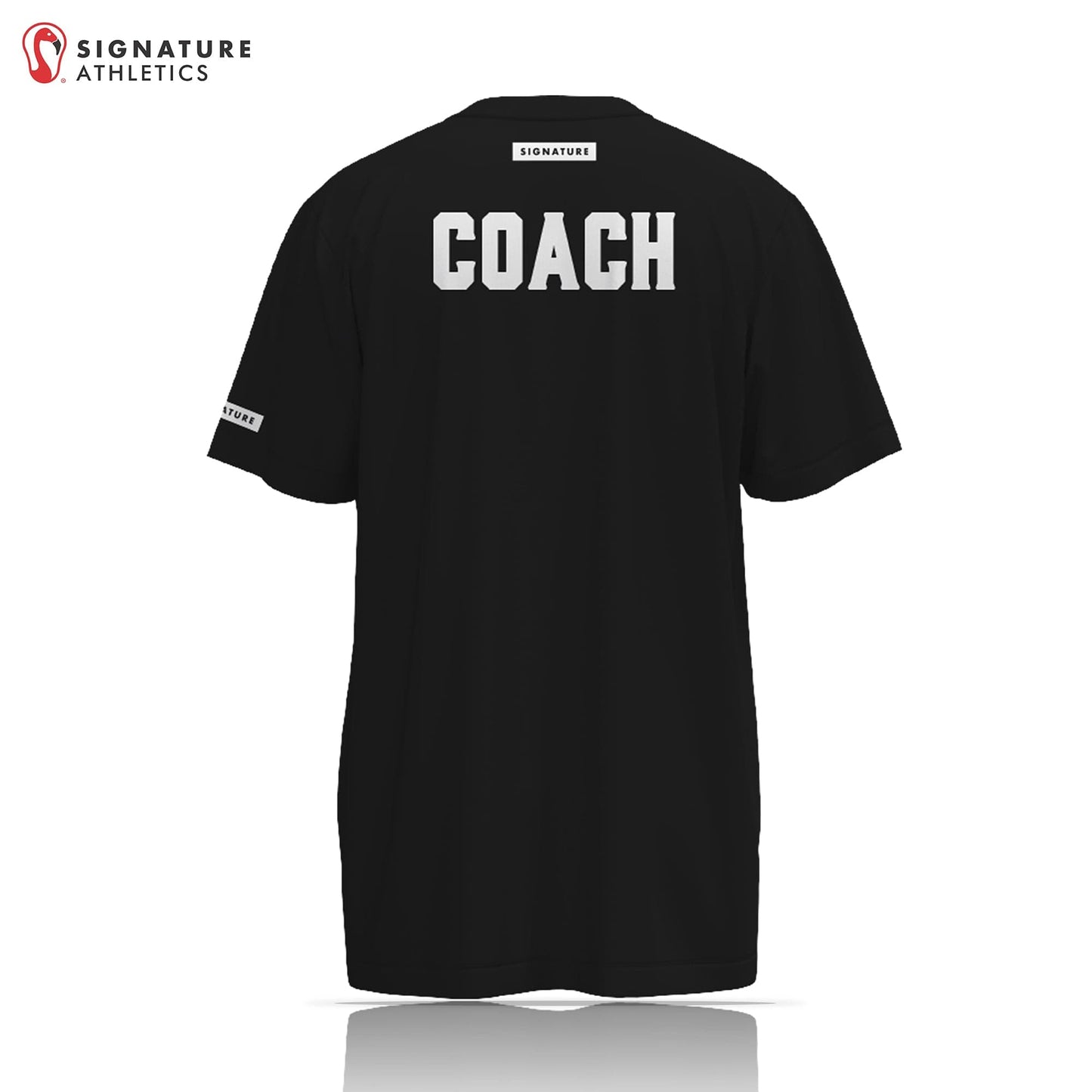 Roosters Lacrosse Club Men's Coach Black Short Sleeve Tech Tee Signature Lacrosse