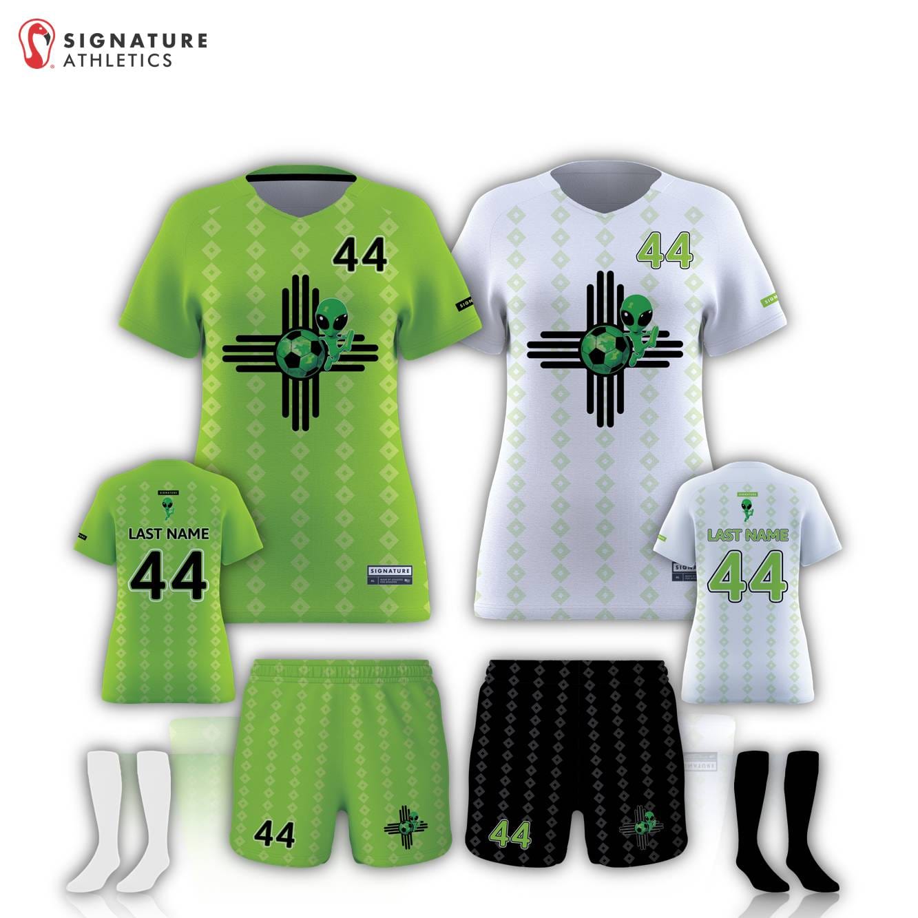 Roswell Aliens Women's 6 Piece Player Game Package: Roswell Aliens Signature Lacrosse